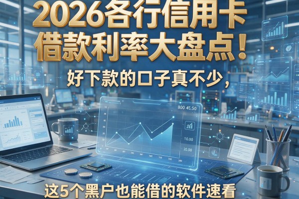 2026各行信用卡借款利率大盘点！好下款的口子真不少，这5个黑户也能借的软件速看