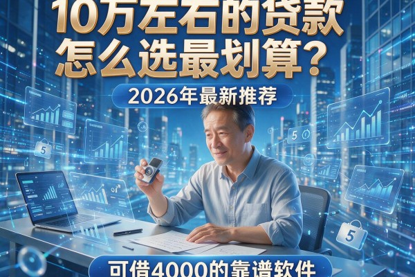 10万左右的贷款怎么选最划算？2026年最新推荐，附5个可借4000的靠谱软件