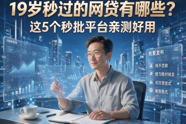 19岁秒过的网贷有哪些？这5个秒批平台亲测好用