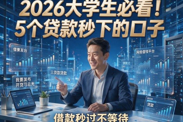 2026大学生必看！5个贷款秒下的口子，借款秒过不等待