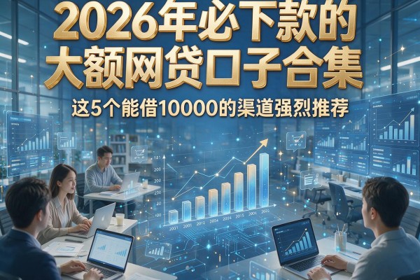 2026年必下款的大额网贷口子合集，这5个能借10000的渠道强烈推荐！