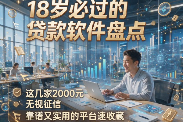 18岁必过的贷款软件盘点，这几家2000元无视征信、靠谱又实用的平台速收藏！