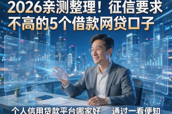 2026亲测整理！征信要求不高的5个借款网贷口子，个人信用贷款平台哪家好通过一看便知