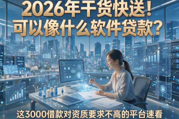2026年干货快送！可以像什么软件贷款？这3000借款对资质要求不高的平台速看