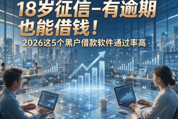 18岁征信有逾期也能借钱!2026这5个黑户借款软件通过率高,速看