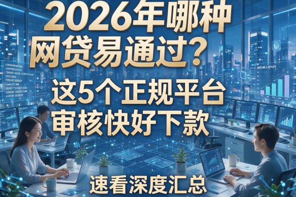 2026年哪种网贷易通过?这5个正规平台审核快好下款,速看深度汇总!