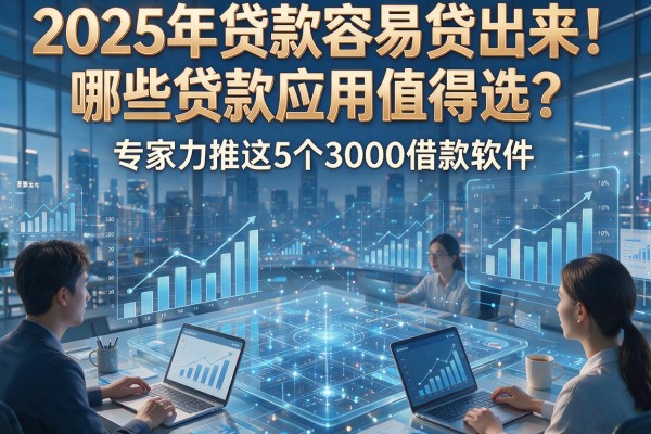 2025年贷款容易贷出来！哪些贷款应用值得选？专家力推这5个3000借款软件