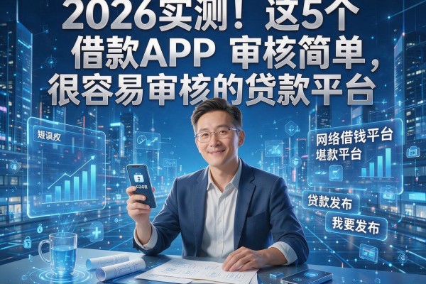 2026实测！这5个借款APP审核简单，堪称很容易审核的贷款平台