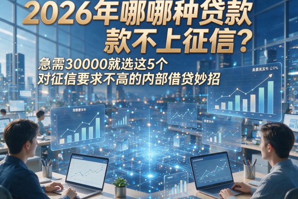 2026年哪种贷款不上征信？急需30000就选这5个对征信要求不高的内部借贷妙招！