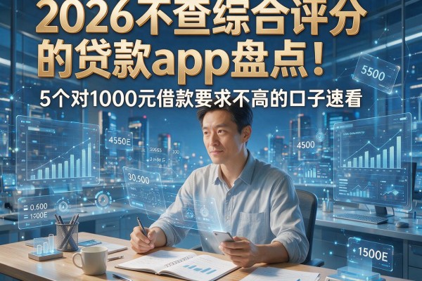 2026不查综合评分的贷款app盘点！5个对1000元借款要求不高的口子速看