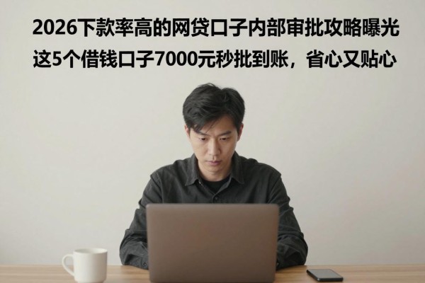 2026下款率高的网贷口子内部审批攻略曝光!这5个借钱口子7000元秒批到账,省心又贴心