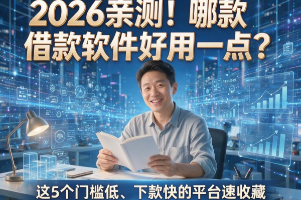 2026亲测!哪款借款软件好用一点?这5个门槛低、下款快的平台速收藏