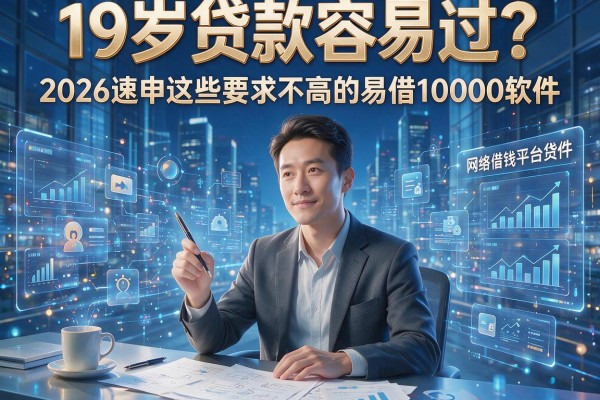 19岁贷款容易过?2026速申这些要求不高的易借10000软件!