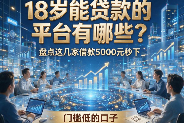 18岁能贷款的平台有哪些?盘点这几家借款5000元秒下、门槛低的口子