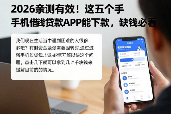 2026亲测有效！这五个手机借钱贷款APP能下款，缺钱必看