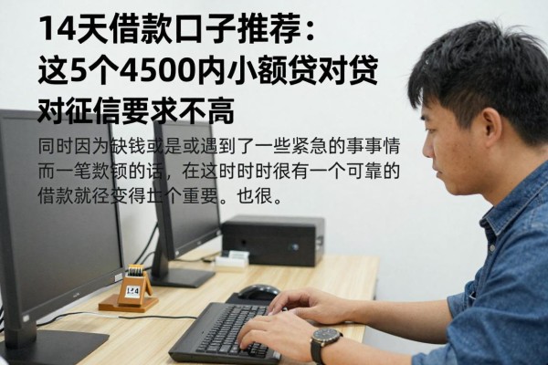 14天借款口子推荐:这5个4500元内小额贷对征信要求不高