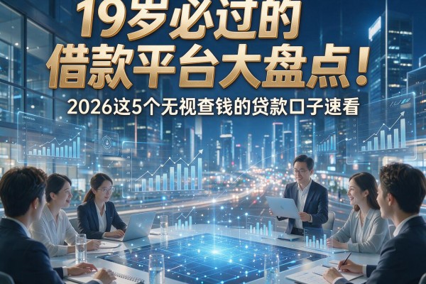 19岁必过的借款平台大盘点！2026这5个无视查钱的贷款口子速看