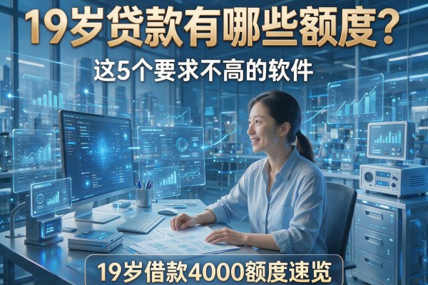 19岁贷款有哪些额度？这5个要求不高的软件，19岁借款4000额度速览！