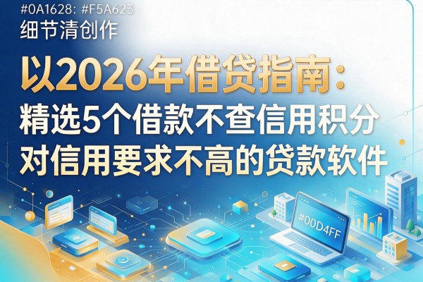 2026年借贷指南：精选5个借款不查信用积分、对信用要求不高的贷款软件