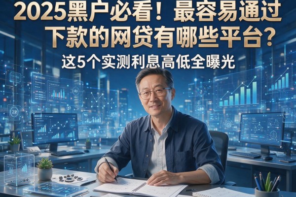 2025黑户必看!最容易通过下款的网贷有哪些平台?这5个实测利息高低全曝光