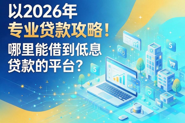 2026年专业贷款攻略！哪里能借到低息贷款的平台？盘点5个比较好借的网贷软件