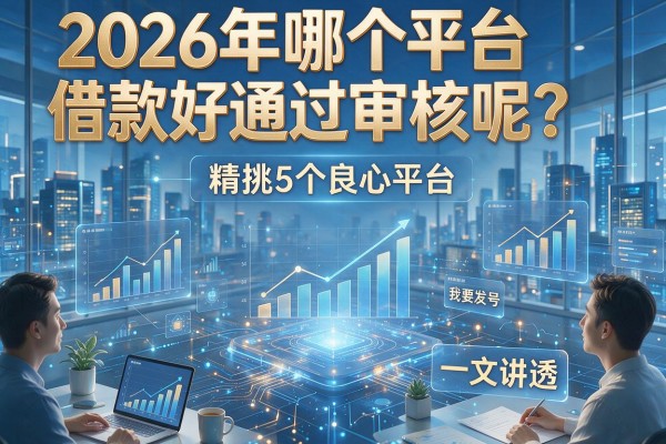 2026年哪个平台借款好通过审核呢?精挑5个良心平台,一文讲透!