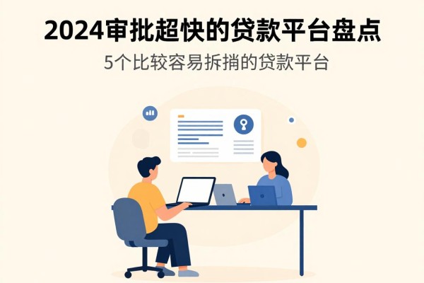 2024审批超快的贷款平台盘点！这5个比较容易审批的贷款平台，2000元借款容易过的口子汇总