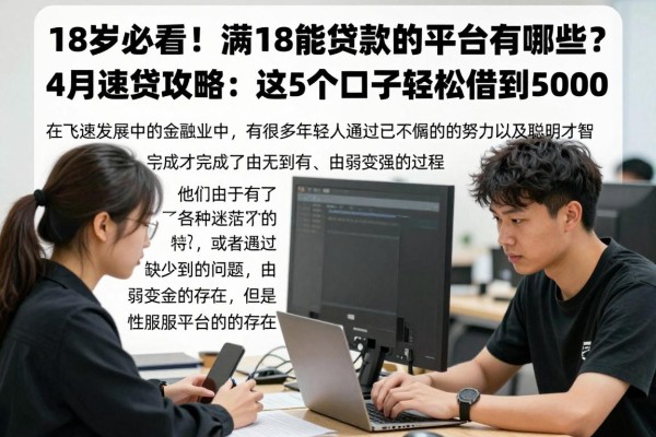 18岁必看！满18能贷款的平台有哪些？4月速贷攻略：这5个口子轻松借到5000