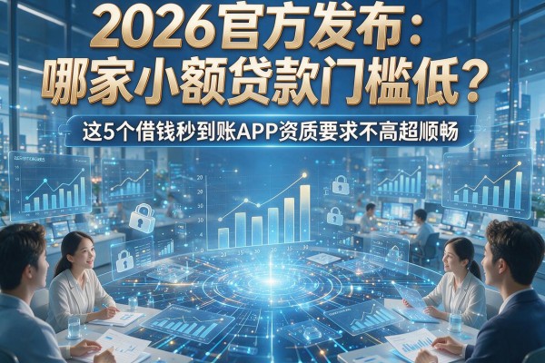 2026官方发布:哪家小额贷款门槛低?这5个借钱秒到账APP资质要求不高超顺畅