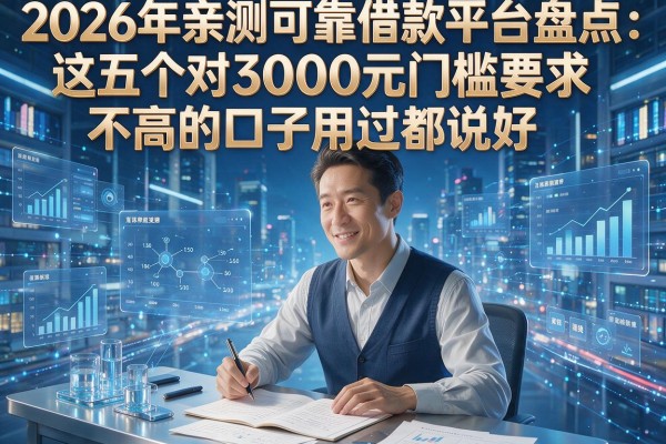 2026年亲测可靠借款平台盘点：这五个对3000元门槛要求不高的口子用过都说好