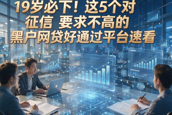 19岁必下！这5个对征信要求不高的黑户网贷好通过平台速看