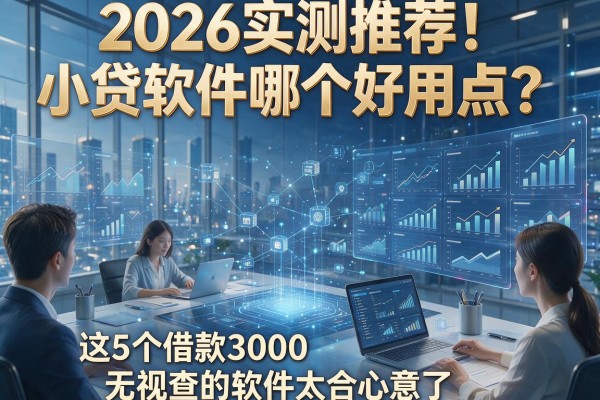 2026实测推荐！小贷软件哪个好用点？这5个借款3000无视查的软件太合心意了