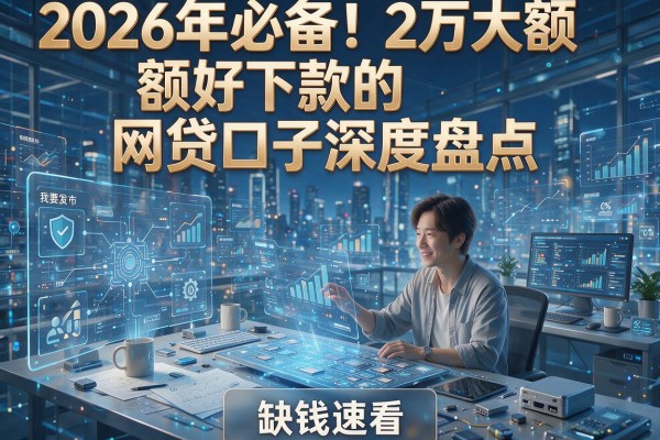 2026年必备!2万大额好下款的网贷口子深度盘点,缺钱速看