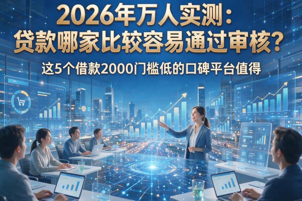 2026年万人实测：贷款哪家比较容易通过审核？这5个借款2000门槛低的口碑平台值得信
