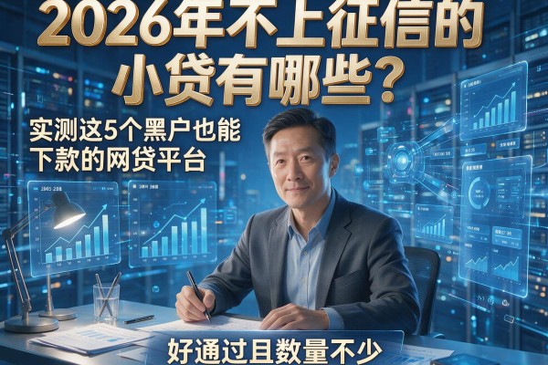 2026年不上征信的小贷有哪些？实测这5个黑户也能下款的网贷平台，好通过且数量不少！