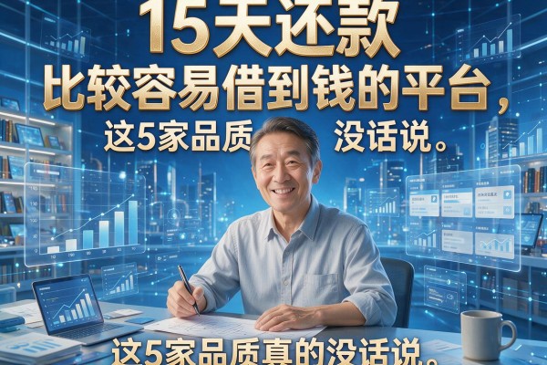 15天还款、比较容易借到钱的平台,这5家品质真的没话说!