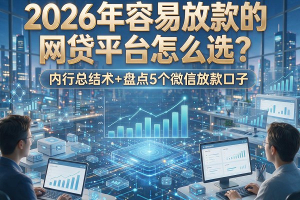 2026年容易放款的网贷平台怎么选?内行总结术+盘点5个微信放款口子