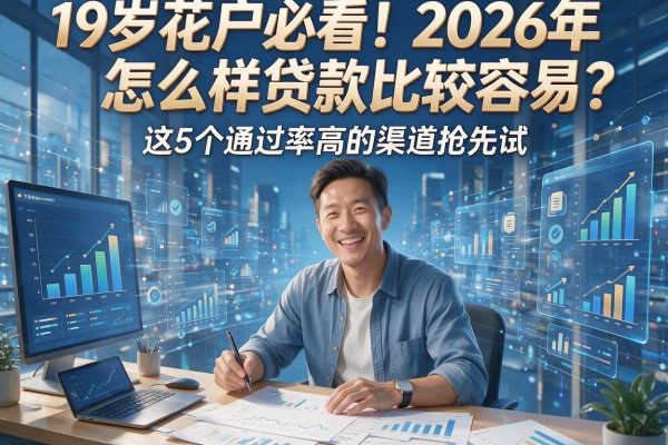 19岁花户必看!2026年怎么样贷款比较容易?这5个通过率高的渠道抢先试