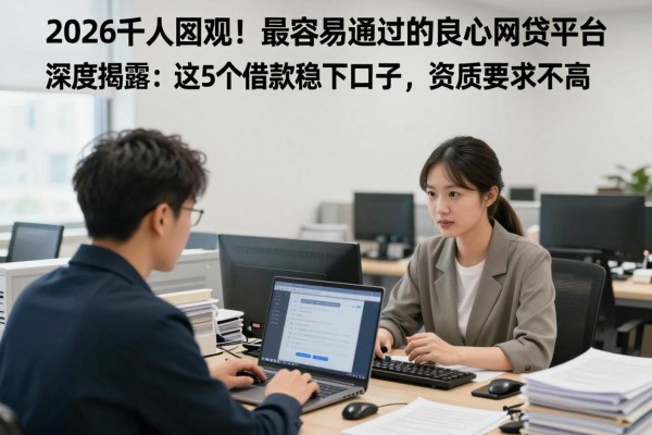 2026千人围观！最容易通过的良心网贷平台深度揭露：这5个借款稳下口子，资质要求不高！