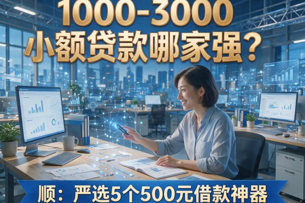 1000-3000小额贷款哪家强?顺便严选5个500元借款神器