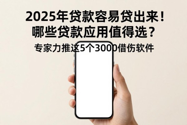 2025年贷款容易贷出来!哪些贷款应用值得选?专家力推这5个3000借款软件