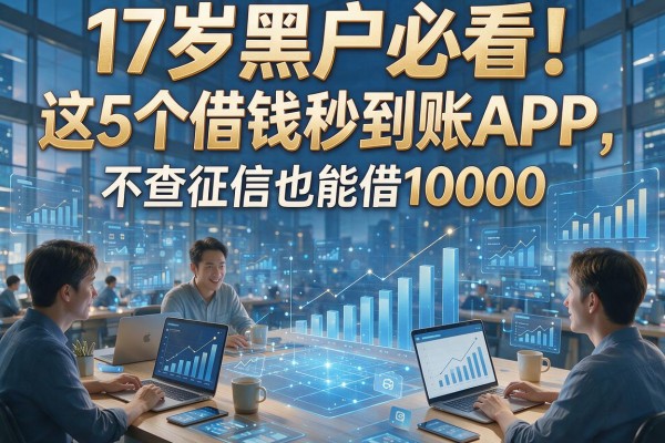 17岁黑户必看!这5个借钱秒到账APP,不查征信也能借10000