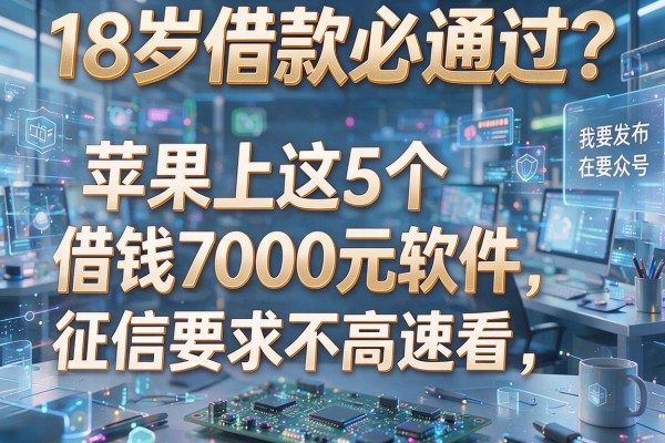 18岁借款必通过？苹果上这5个借钱7000元软件，征信要求不高速看