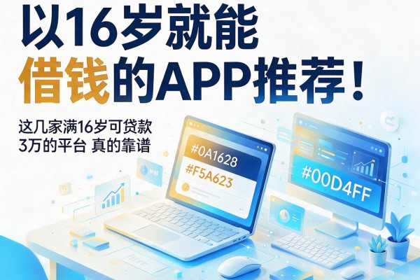 16岁就能借钱的APP推荐!这几家满16岁可贷款3万的平台真的靠谱