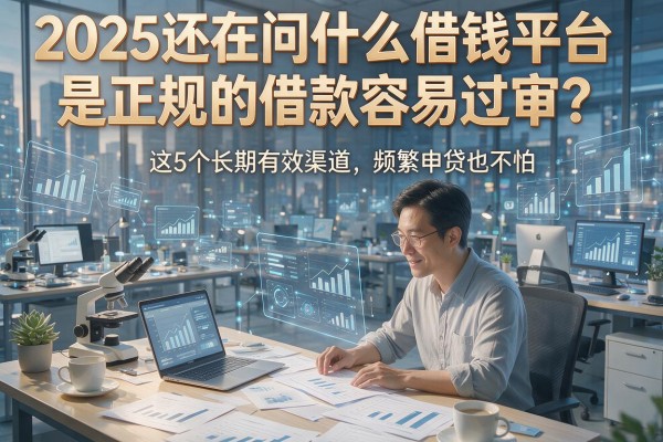 2025还在问什么借钱平台是正规的借款容易过审?这5个长期有效渠道,频繁申贷也不怕!