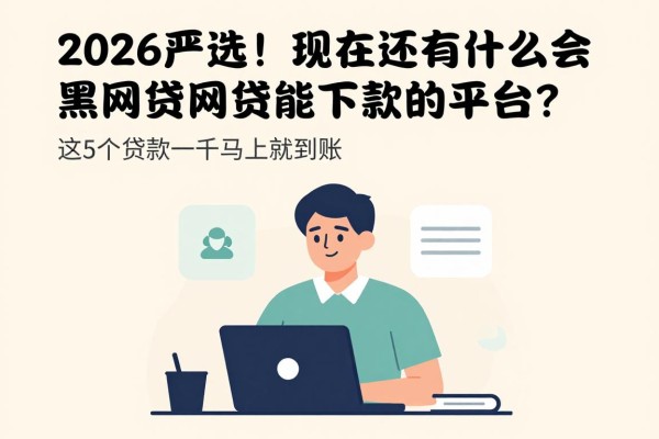 2026严选！现在还有什么黑网贷能下款的平台？这5个贷款一千马上就到账