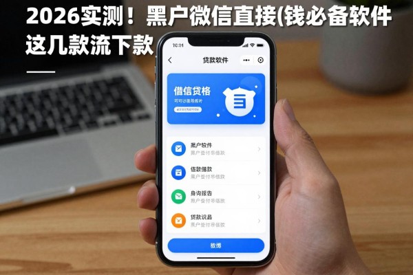 2026实测！黑户微信直接借钱必备软件，这几款下款真的稳