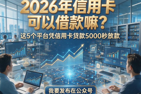 2026年信用卡可以借款嘛?这5个平台凭信用卡贷款5000秒放款!