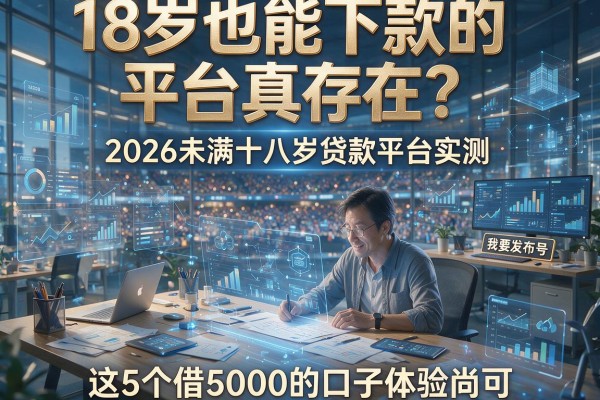 18岁也能下款的平台真存在？2026未满十八岁贷款平台实测，这5个借5000的口子体验尚可