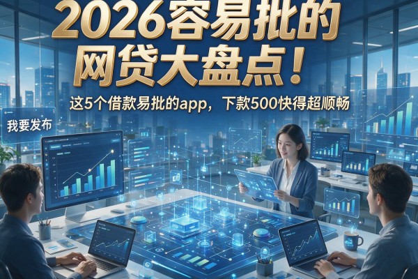 2026容易批的网贷大盘点！这5个借款易批的app，下款500快得超顺畅